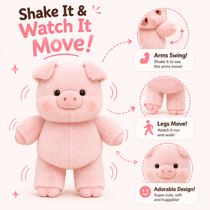 Running Piggy Plushie